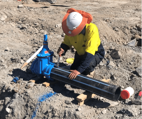 e2 resilient seated valve installation