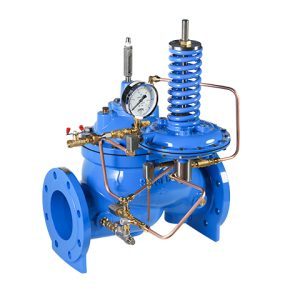 Level control valves for water works