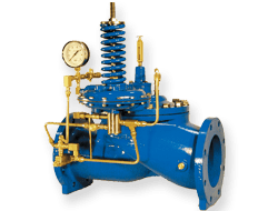Level control valves for water works